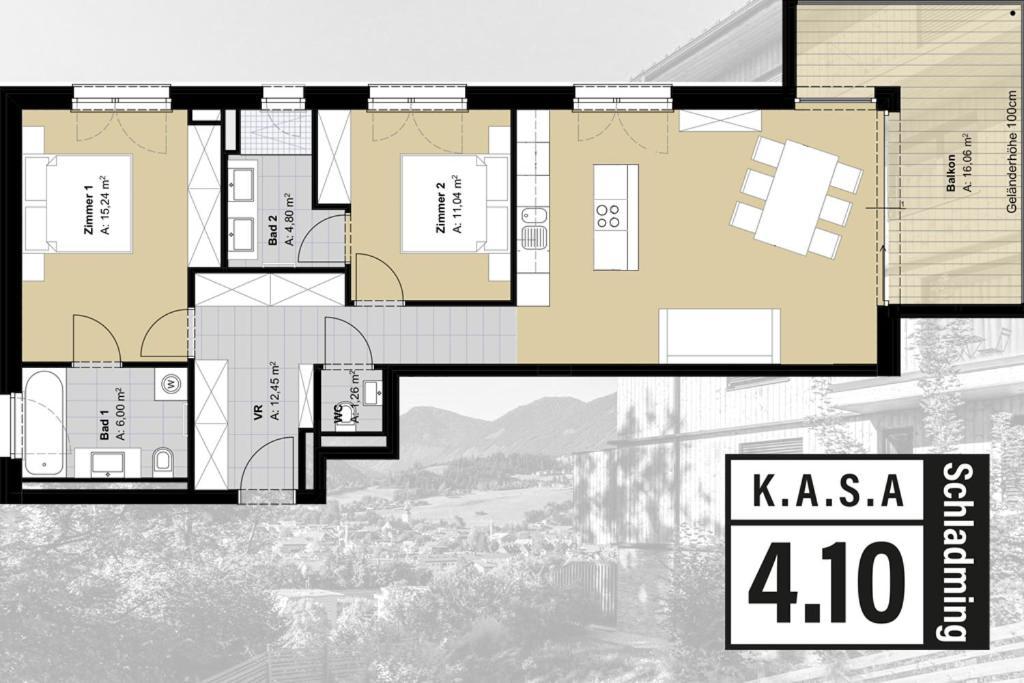 Apartmán Kasa 4.10A Schladming Exteriér fotografie